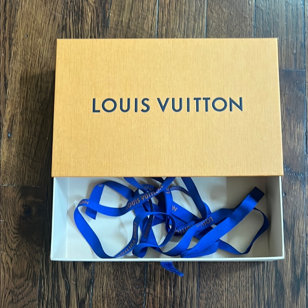 Louis Vuitton Box with Blue Ribbon